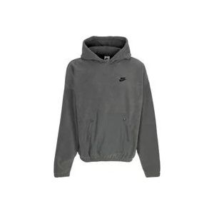 Nike Polar Fleece Hoodie Iron Grey/Black , Gray , Heren , Maat: XL