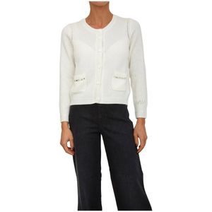 Nenette, Dames, Truien, Wit, Maat: S Wol,