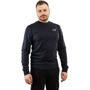 Emporio Armani Ea7, Heren, Sweatshirts & Hoodies, Blauw, Maat: XL Katoen,