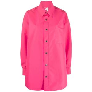 Khrisjoy, Dames, Blouses & Shirts, Roze, Maat: 2XS