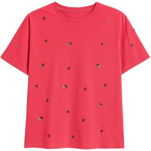 Clips, Dames, Tops, Roze, Maat: L Katoen,