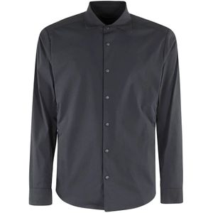 Aspesi, Heren, Overhemden, Blauw, Maat: 2XL Katoen,