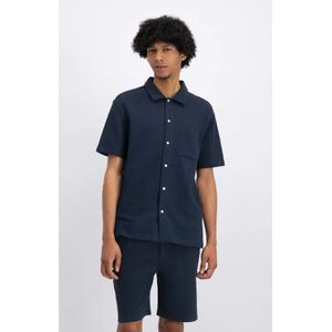 LAW OF THE Sea, Heren, Overhemden, Blauw, Maat: S