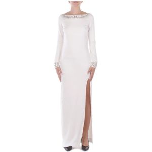 Blugirl, Dames, Jurken, Wit, Maat: XS Viscose,