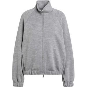 Max Mara, Dames, Sweatshirts & Hoodies, Grijs, Maat: XS Katoen,