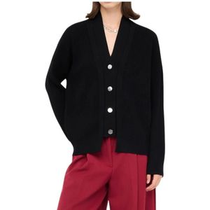 Liu Jo, Dames, Truien, Zwart, Maat: L Viscose,