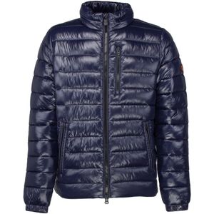 Save The Duck, Heren, Jassen, Blauw, Maat: S Nylon,