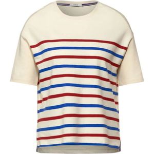 Cecil, Dames, Tops, Beige, Maat: L Katoen,