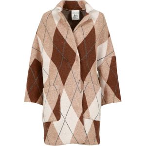 Semicouture, Dames, Truien, Veelkleurig, Maat: XS Wol,