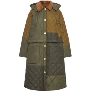 Barbour, Dames, Mantels, Groen, Maat: XS Corduroy,