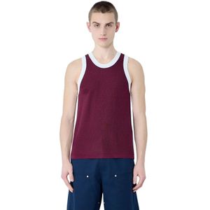 Wales Bonner, Heren, Tops, Rood, Maat: S Wol,