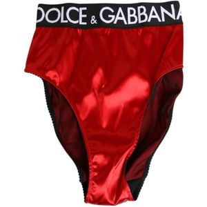 Dolce & Gabbana, Dames, Ondergoed, Rood, Maat: S Satijn,