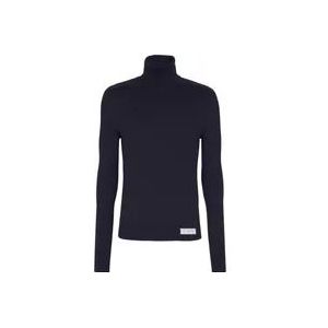 Balmain PB turtleneck , Blue , Heren , Maat: S