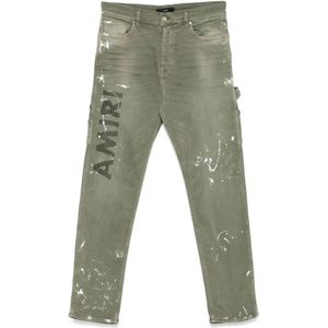 Amiri, Heren, Jeans, Groen, Maat: W33