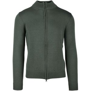 Luigi Borrelli Napoli, Heren, Truien, Groen, Maat: 3XL Wol,