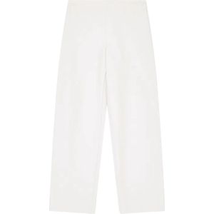 Emporio Armani, Dames, Broeken, Wit, Maat: S Jersey,