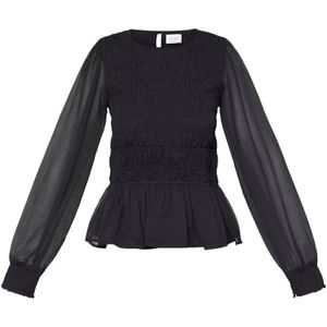 Sisters Point - Blouse lange mouw - Zwart - 19125 UDA-LS