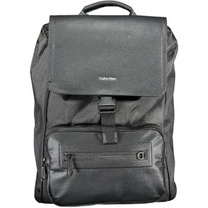 Calvin Klein - Rugzak - Zwart - Polyester - Intern Laptopvak - Verstelbare Schouderbanden