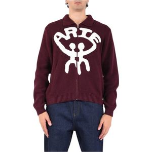 Arte Antwerp, Heren, Truien, Rood, Maat: M Katoen,