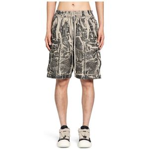 Rick Owens, Heren, Korte broeken, Grijs, Maat: M Katoen,