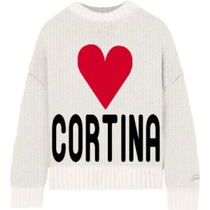 MC2 Saint Barth, Dames, Truien, Wit, Maat: S Wol,