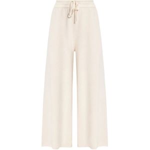 Jil Sander, Dames, Broeken, Beige, Maat: S Kasjmier,