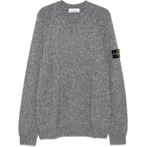 Stone Island, Heren, Truien, Grijs, Maat: L