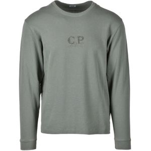 C.p. Company, Heren, Tops, Groen, Maat: XL Katoen,