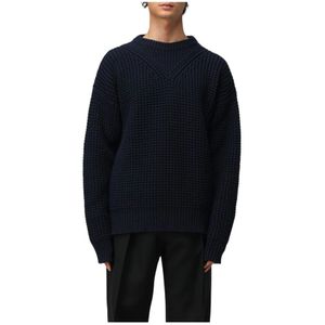 Jil Sander, Heren, Truien, Zwart, Maat: M Katoen,