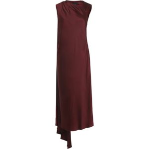 Max Mara, Dames, Jurken, Rood, Maat: S Zijde,