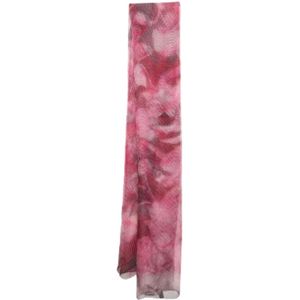 Gucci Vintage, Dames, Pre-owned, Roze, Maat: ONE Size Zijde,