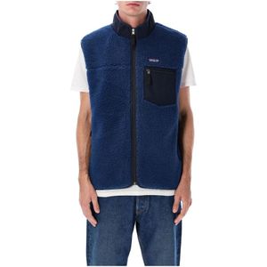 Patagonia, Heren, Jassen, Blauw, Maat: XL Fleece,