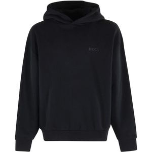 Hugo, Heren, Sweatshirts & Hoodies, Zwart, Maat: XL Katoen,