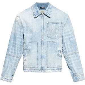 Amiri, Heren, Jassen, Blauw, Maat: XL Denim,