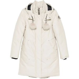 Moose Knuckles, Dames, Jassen, Beige, Maat: S Katoen,