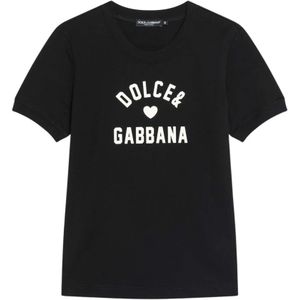 Dolce & Gabbana, Dames, Tops, Zwart, Maat: S