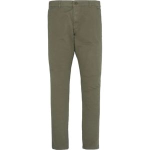 Schott Nyc, Heren, Broeken, Groen, Maat: W32 Katoen,