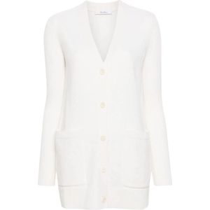 Max Mara, Dames, Truien, Wit, Maat: M Wol,