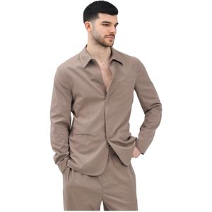 Armani Exchange, Heren, Jassen, Bruin, Maat: M