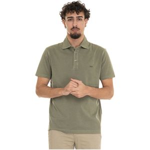 Fay, Heren, Tops, Groen, Maat: M Katoen,