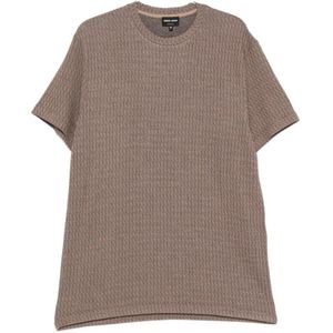 Giorgio Armani, Heren, Tops, Bruin, Maat: 2XL