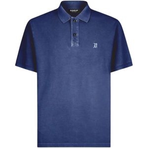 Dondup, Heren, Tops, Blauw, Maat: L