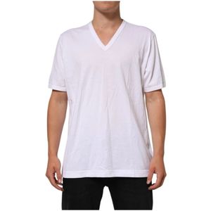Dolce & Gabbana, Heren, Tops, Wit, Maat: 5XL Katoen,