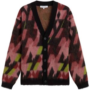 Maison Kitsuné, Heren, Truien, Veelkleurig, Maat: S Mohair,