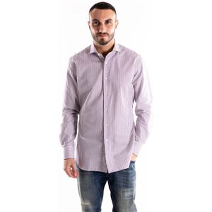 Xacus, Heren, Overhemden, Veelkleurig, Maat: L Katoen,