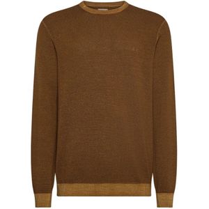 Sun68, Heren, Truien, Bruin, Maat: S