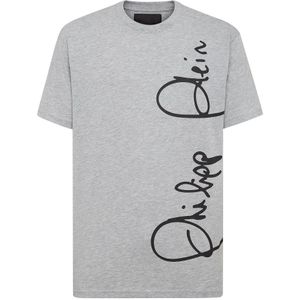Philipp Plein, Heren, Tops, Grijs, Maat: XL Katoen,