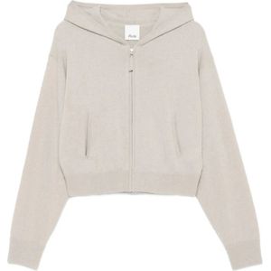 Allude, Dames, Sweatshirts & Hoodies, Beige, Maat: M Wol,