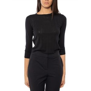 Max Mara, Dames, Tops, Blauw, Maat: XS Katoen,