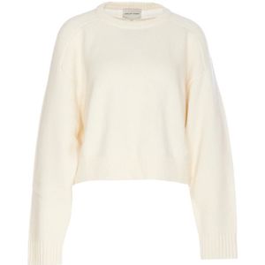 Loulou Studio, Dames, Truien, Wit, Maat: S Wol,